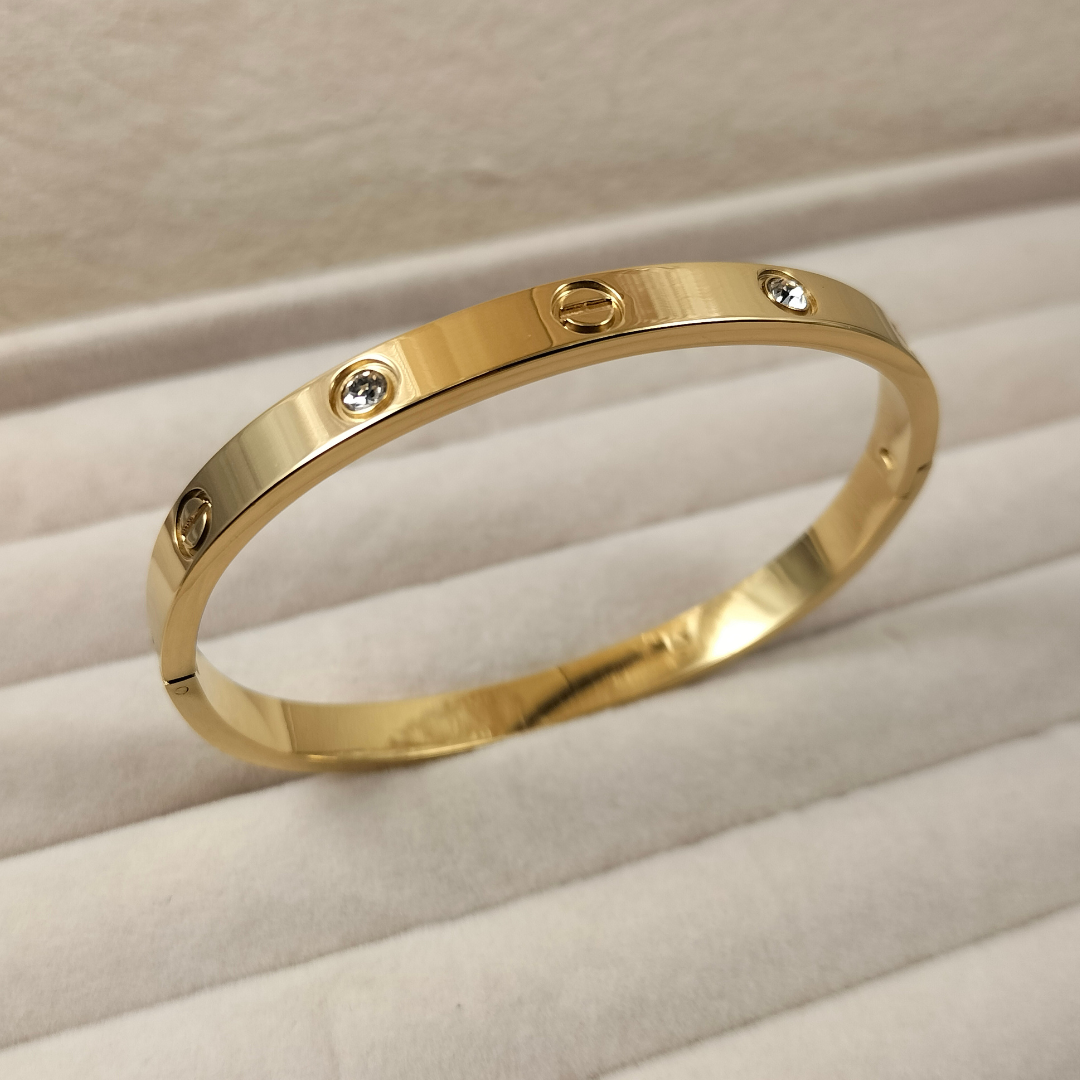 Stainless Steel Love Bangle