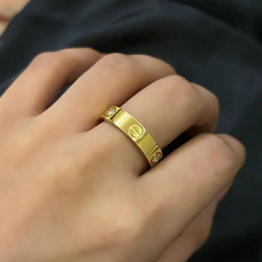 Stainless Steel Cartier Ring