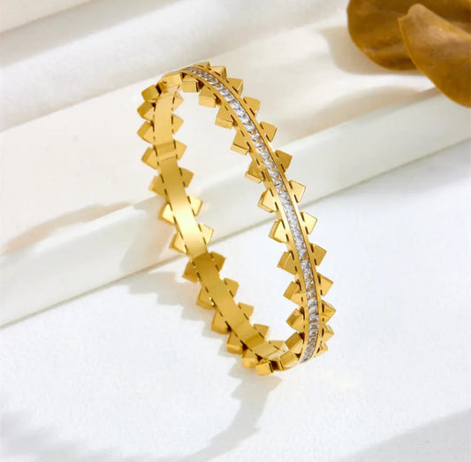 Spiked Cuff Imported Bangle