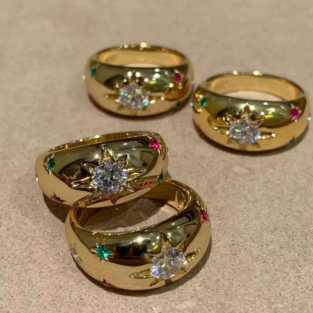 luxury Style Stainless steel Ring