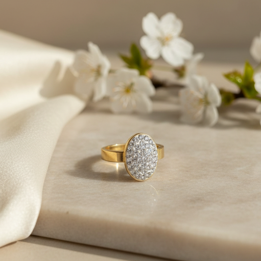 Oval Diamond Ring