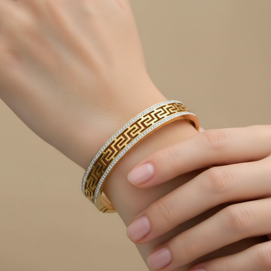 Celestia Gold Bangle