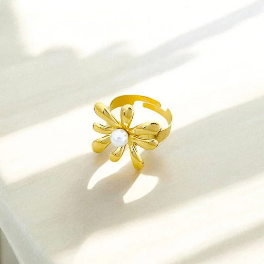 Pearl Adjustable ring